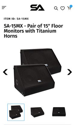 Seismic Audio 15 Floor/stage Monitor