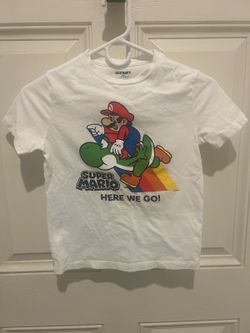 Old Navy Super Mario Here We Go Graphic T-Shirt