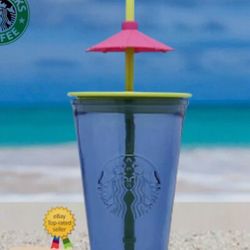 Starbucks Grande Hawaii  Recycled Glass Tumbler.