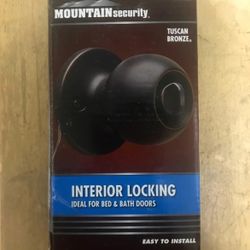 Mountain Security Interior Locking  Tuscan Bronze #3112-150 New!! (C6)