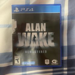 Alan Wake Remastered for PS4