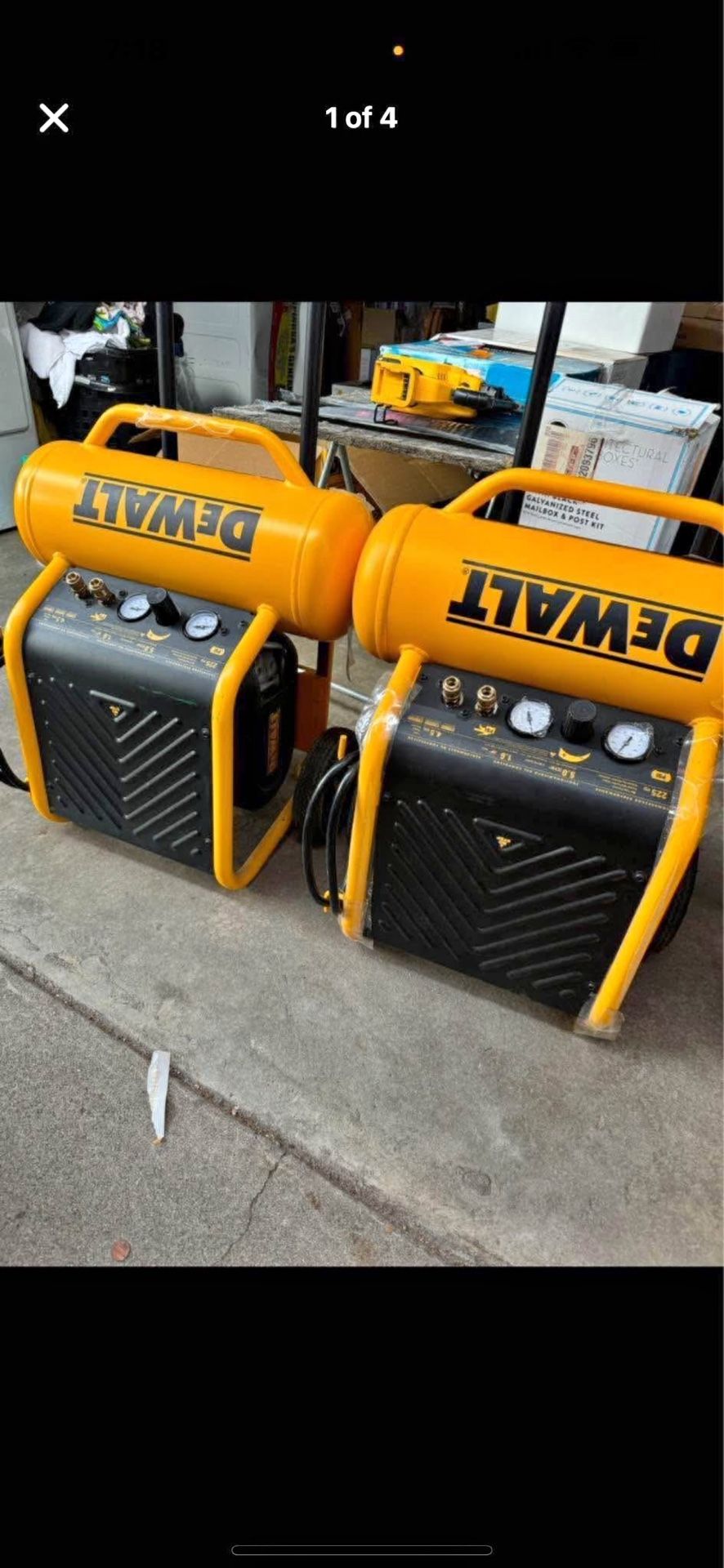 DEWALT 4.5 Gal. Portable Electric Air Compressor