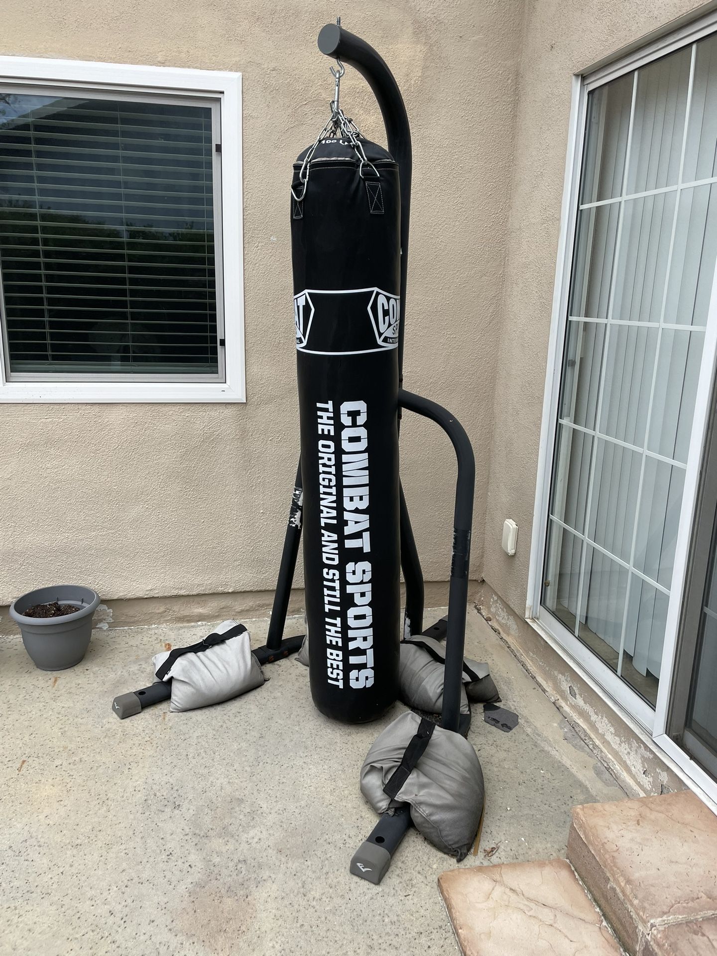 Punching Bag Full Setup 