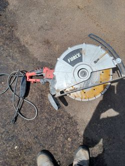 Force steel concrete saw