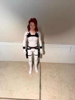 New Marvel Titan Hero Series 12" Posable Black Widow White Outfit Avengers