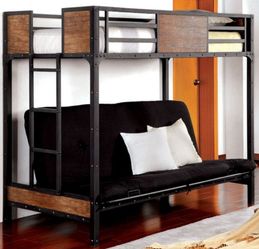 Brand New Twin over Futon Bunk bed