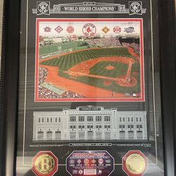 Boston Red Sox Fenway Park World Series Champions Collectible Frame – $150