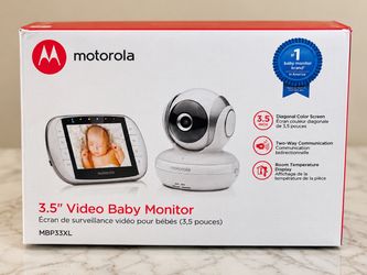 Motorola 3.5” Video Baby Monitor + Camera – MBP33XL