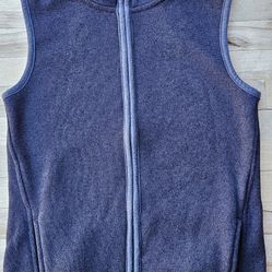 Youth 6, Jumping Beans, Vest, Navy Blue Full Zip, Pockets