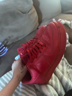 Size 9.5 Red Af1