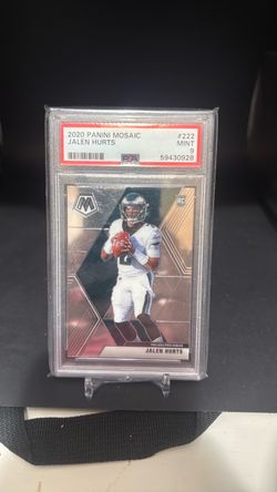 2020 Panini Mosaic Jalen Hurts RC PSA 9