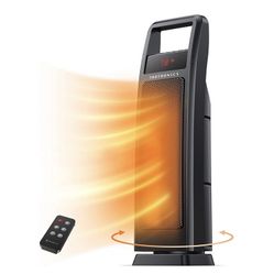 Space Heater, TaoTronics Dual PTC 1500W Portable Electric Heater,  Tower Oscillating Ceramic Heater 