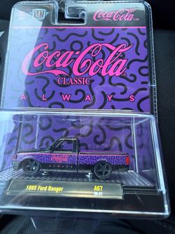 NEW 2026 M2 Machines Coca-Cola 1995 Ford Ranger Purple Black A67 1:64