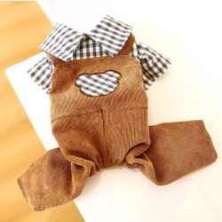 Dog Clothes, Cute Denim Overalls 