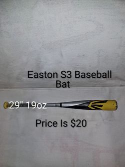 29" Easton S3 Baseball Bat (Price Is $20)