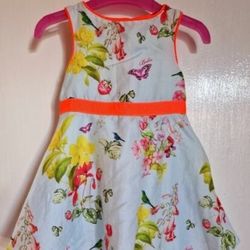 Ted Baker Baby Girls 6-9 Months Summer Floral Dress Party Occasion 