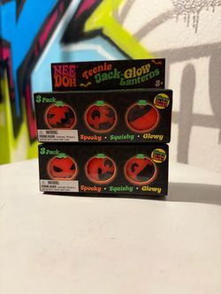 Authentic NeeDoh Teenie jacks Halloween squishy
