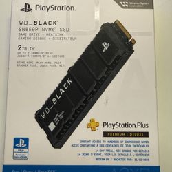 WD - BLACK SN850P 2TB Internal SSD PC Gen 4 x 4 w/Heatsink for PS5