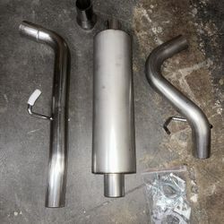 1986 To 2001 Jeep Cherokee XJ 2.5L 4 Cylinder Catback Exhaust System Sistema De Escape 