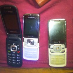 Three Samsung Phones