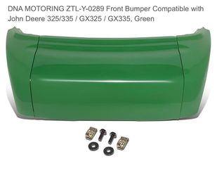 FRONT BUMPER COMPATIBLE WITH JOHN DEERE 325/335 / GX325 / GX335, GREEN