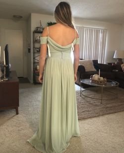 Azazie Dusty Sage Bridesmaid Dress for Sale in Fresno, CA - OfferUp