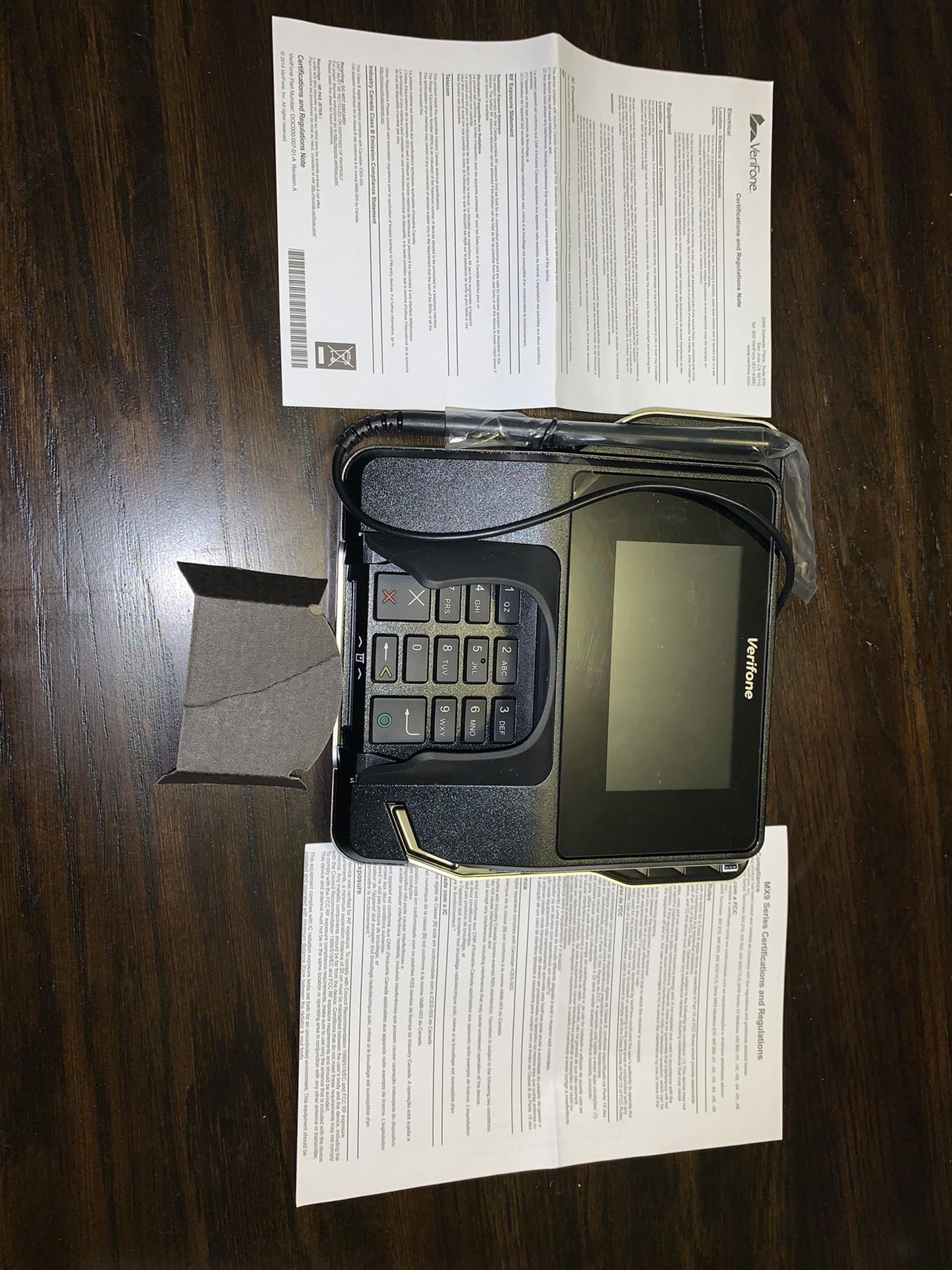 VeriFone MX 900 Series; Credit Card machine