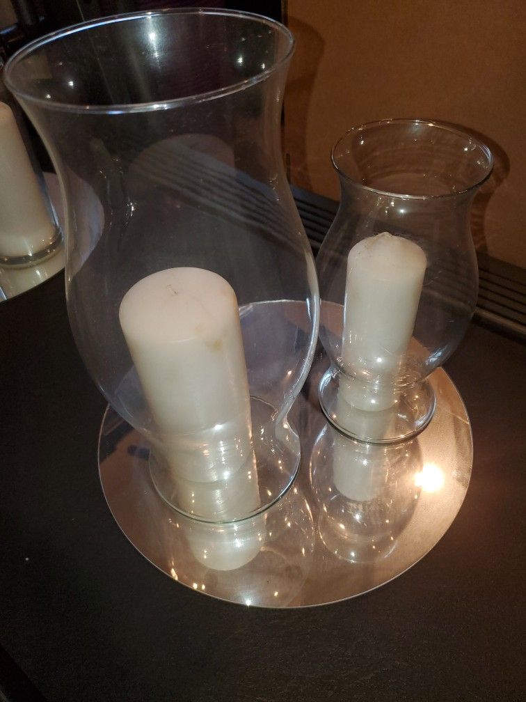 Glass Candle Sets