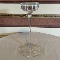 Glass Candle Holder 