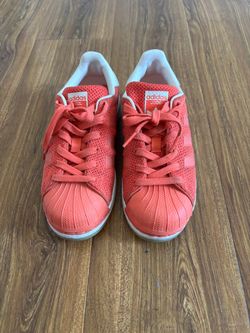Adidas Superstar Sneakers Coral Pink Big kid 4