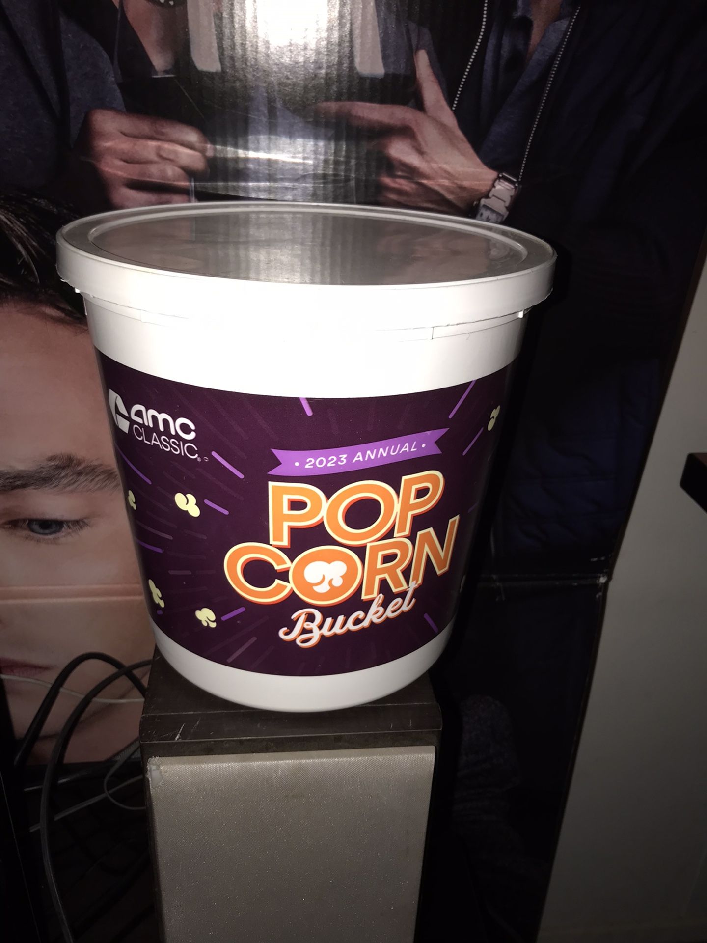 AMC 2023 Annual Popcorn Bucket With Lid