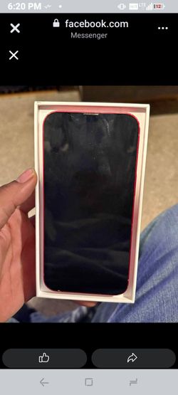 Apple iPhone in Red with Box