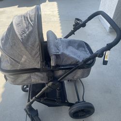 Baby Bassinet and Toddler Stroller 