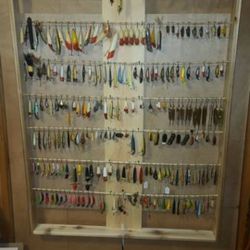 Vintage fishing lures and tackle