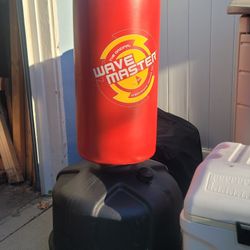Original Wave Master Punching Bag And Gloves