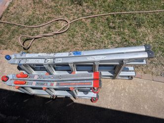 2 Heavy-Duty Aluminum Ladders – Werner & Little Giant – 2 Heavy-Duty Aluminum Ladders – Werner & Little Giant – $60 $80 Or Both For $100