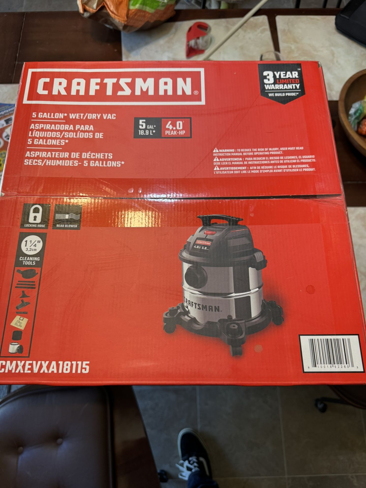 Craftsman 5 Gallon Wet/dry Vac