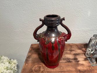 Florero y cofres de vidrio