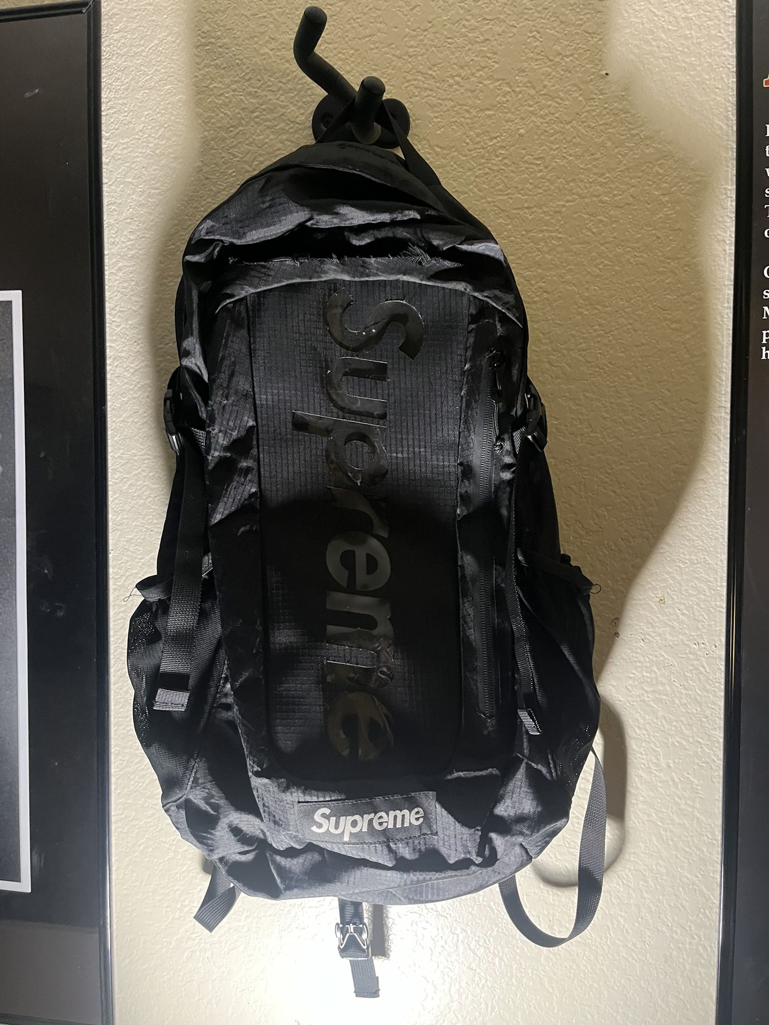 Black Supreme Backpack 