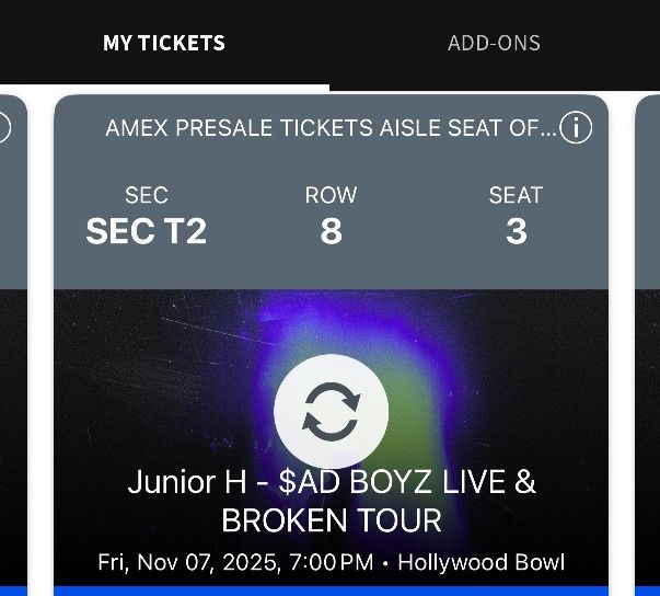 Junior H Tickets