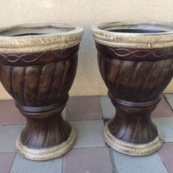 New Flower Pots Made Out Of Clay Beautiful Yard Decoration 