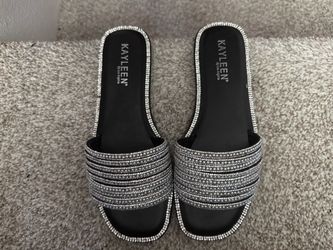 Rhinestone sandals brand new