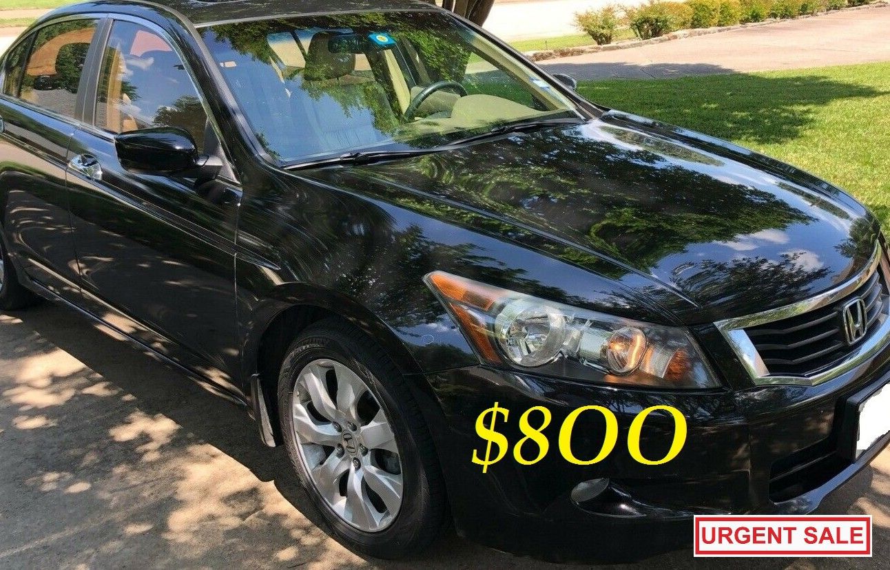 ๐ข๐ฒ8OO I'm selling urgent! 2OO9 Honda Accord Runs and drives great. Clean title in hand! Mechanically perfect! very strong V6๐ข