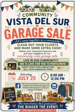 Community garage sale