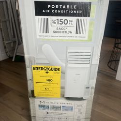 Vissani 5,000 BTU Portable Air Conditioner 3-in-1 AC Unit w/ Remote  