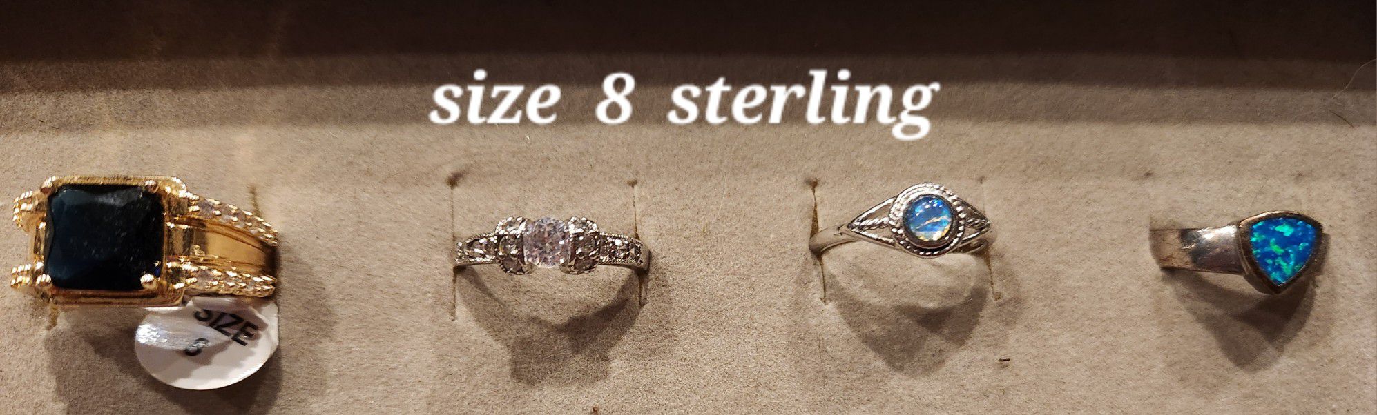 Mens And Womans Rings STERLING SILVER Choice