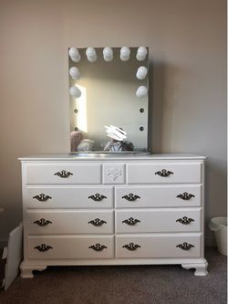 White Wooden Dresser