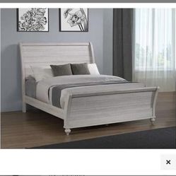 Queen Bed Frame & Mattress 