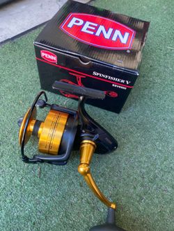 PENN Spin-fisher V8500 Spinning Reel Gold/Black HT-100 5+1 bearing