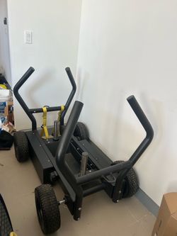 Black Fitness Sled